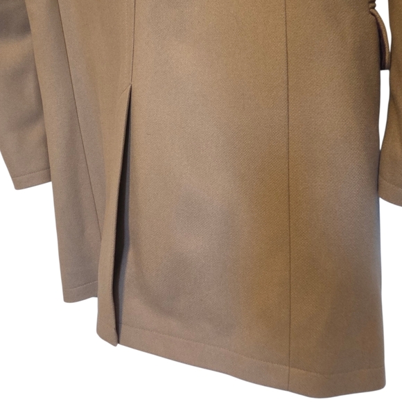 Banana Republic Italian Wool Camel Coat | Emmetex Fabric | Double Breasted Tailo - Picture 7 of 11